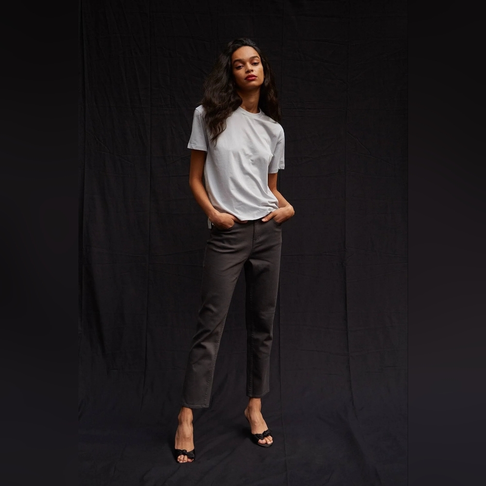 NWT - Thakoon Classic Cropped Jean, Slate Grey